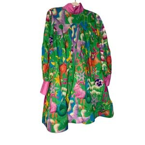 Love Bonfire Queen of Stars balloon‎ animal print mini dress